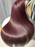 Burgundy Wig - Top Virgin Hair