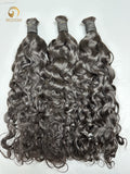 Natural Wave Bulk Hair for Bobo Braiding -1B