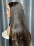 Top Virgin Hair  6*6 7*7 9*6 HD Closure Wig - Straight #1B