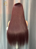 Burgundy Wig - Top Virgin Hair