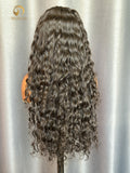 Top Virgin Hair 2*6 4*4 5*5 HD Closure Wig - Loose Curly #1B