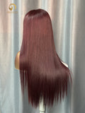 Burgundy Wig - Top Virgin Hair