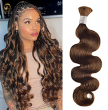 4# Bulk Hair for Bobo Braiding - Body wave