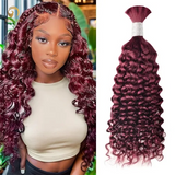 99J# Bulk Hair for Bobo Braiding - Deep Curly