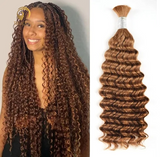 30# Bulk Hair for Bobo Braiding - Deep wave