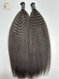 Kinky Straight Bulk Hair for Bobo Braiding -1B