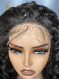 Top Virgin Hair 6*6 7*7 9*6 HD Closure Wig - Water wave #1B