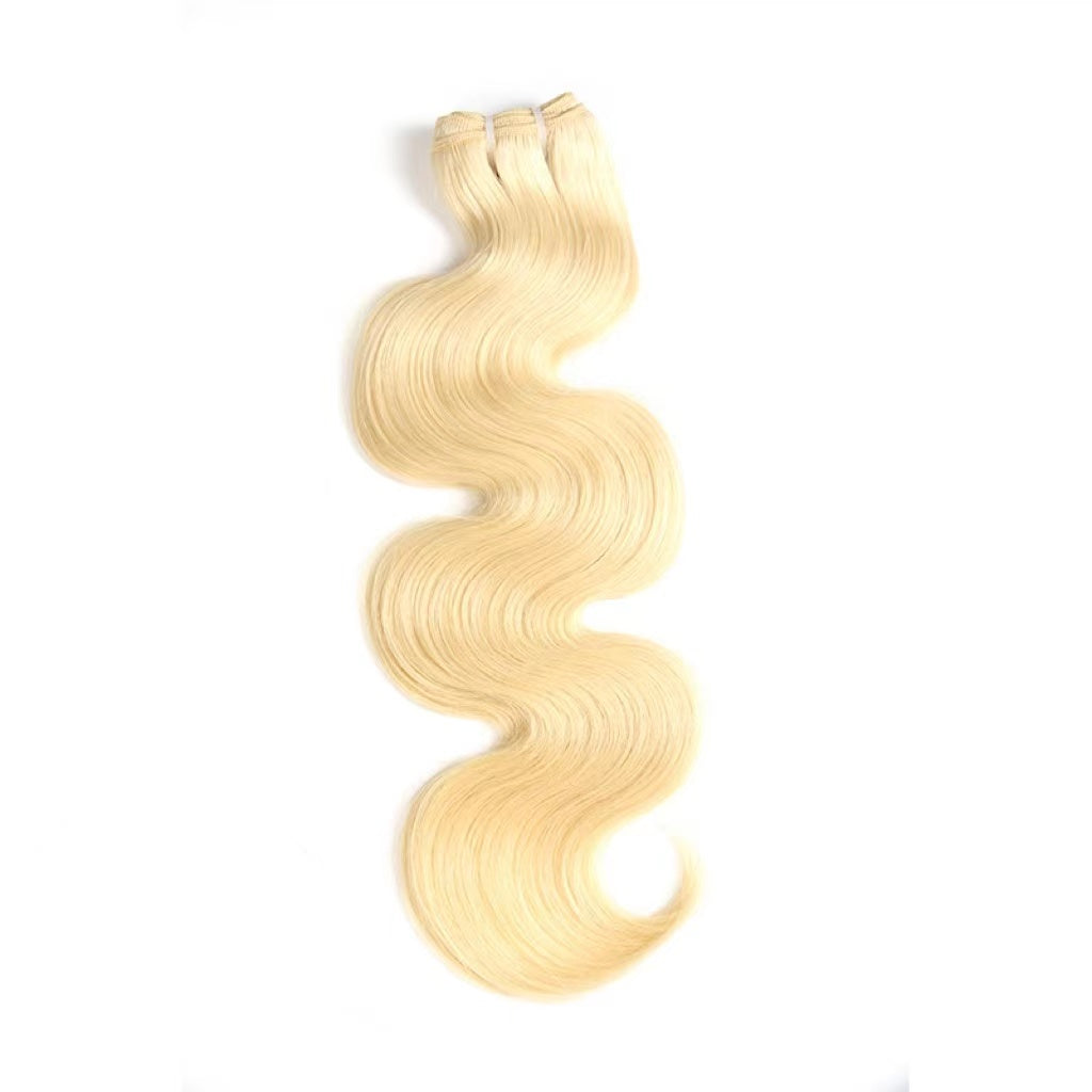 Top Virgin Hair #613 Blonde Body wave Hair Extensions