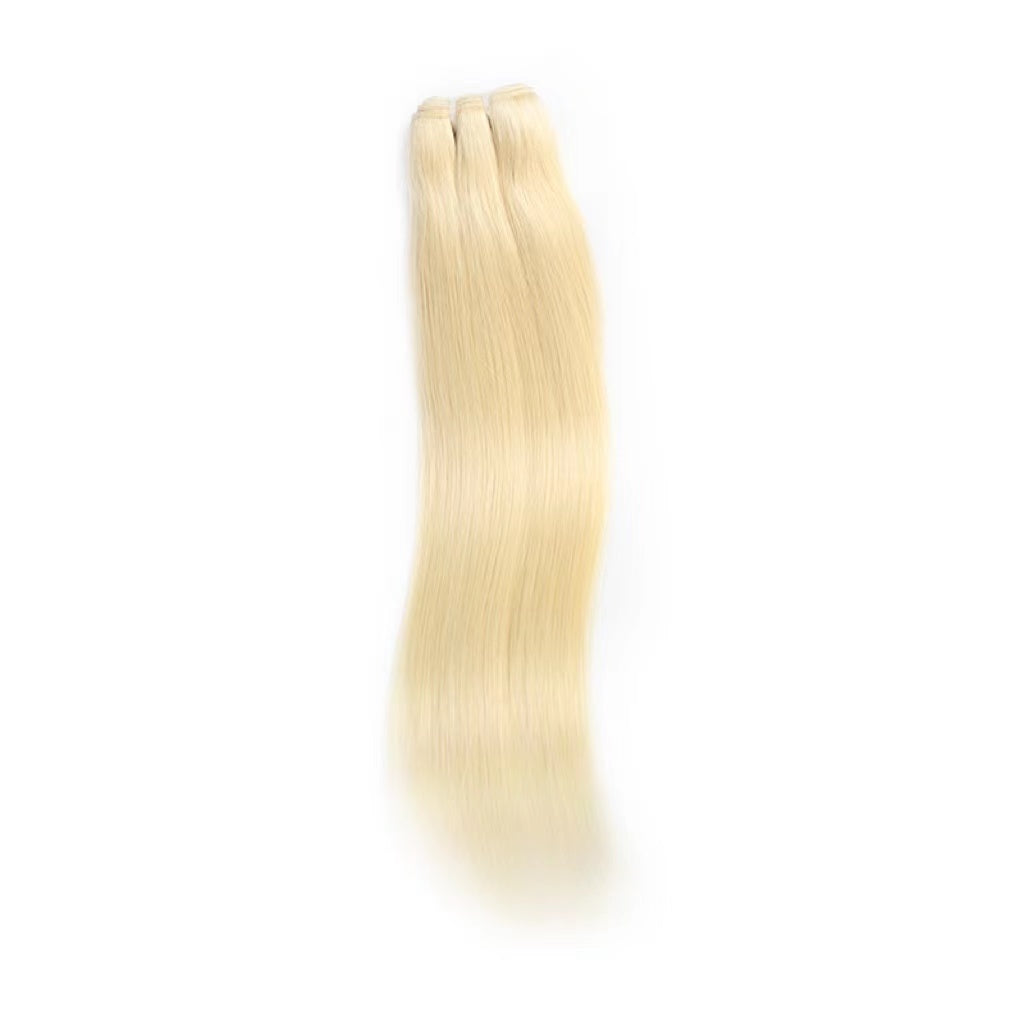 Top Virgin Hair #613 Blonde Straight Hair Extensions