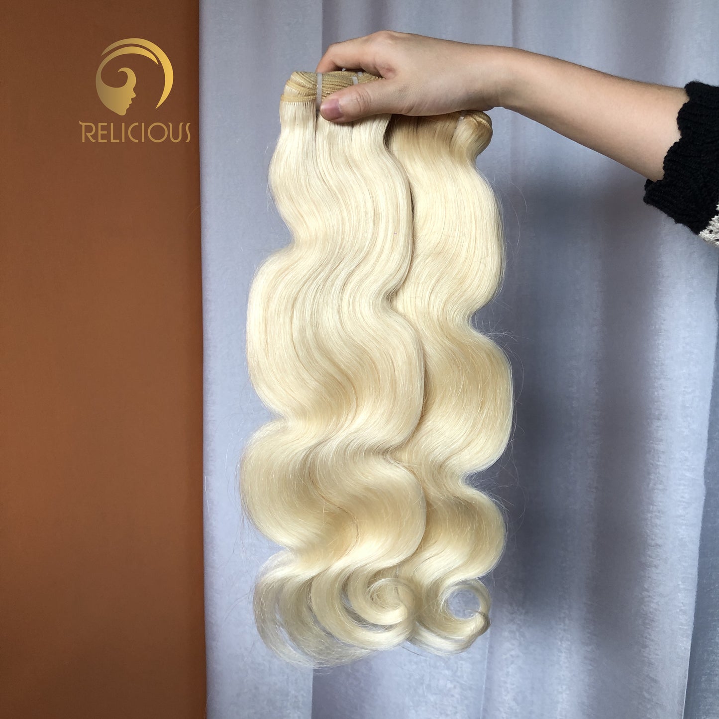 Top Virgin Hair #613 Blonde Body wave Hair Extensions