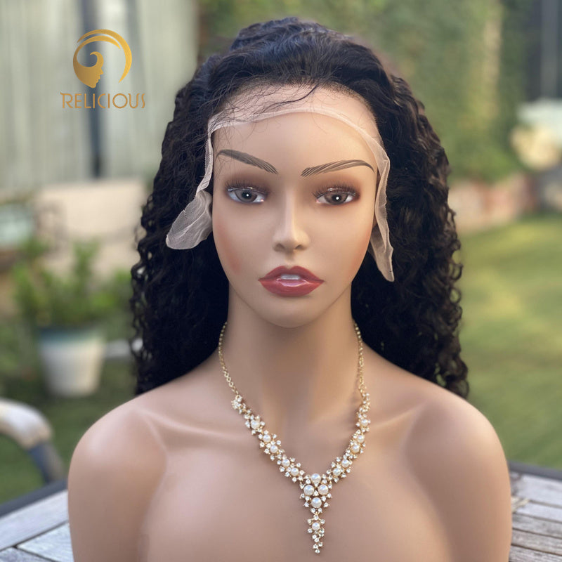 Lace Front Wig Italian Curly 150% Density