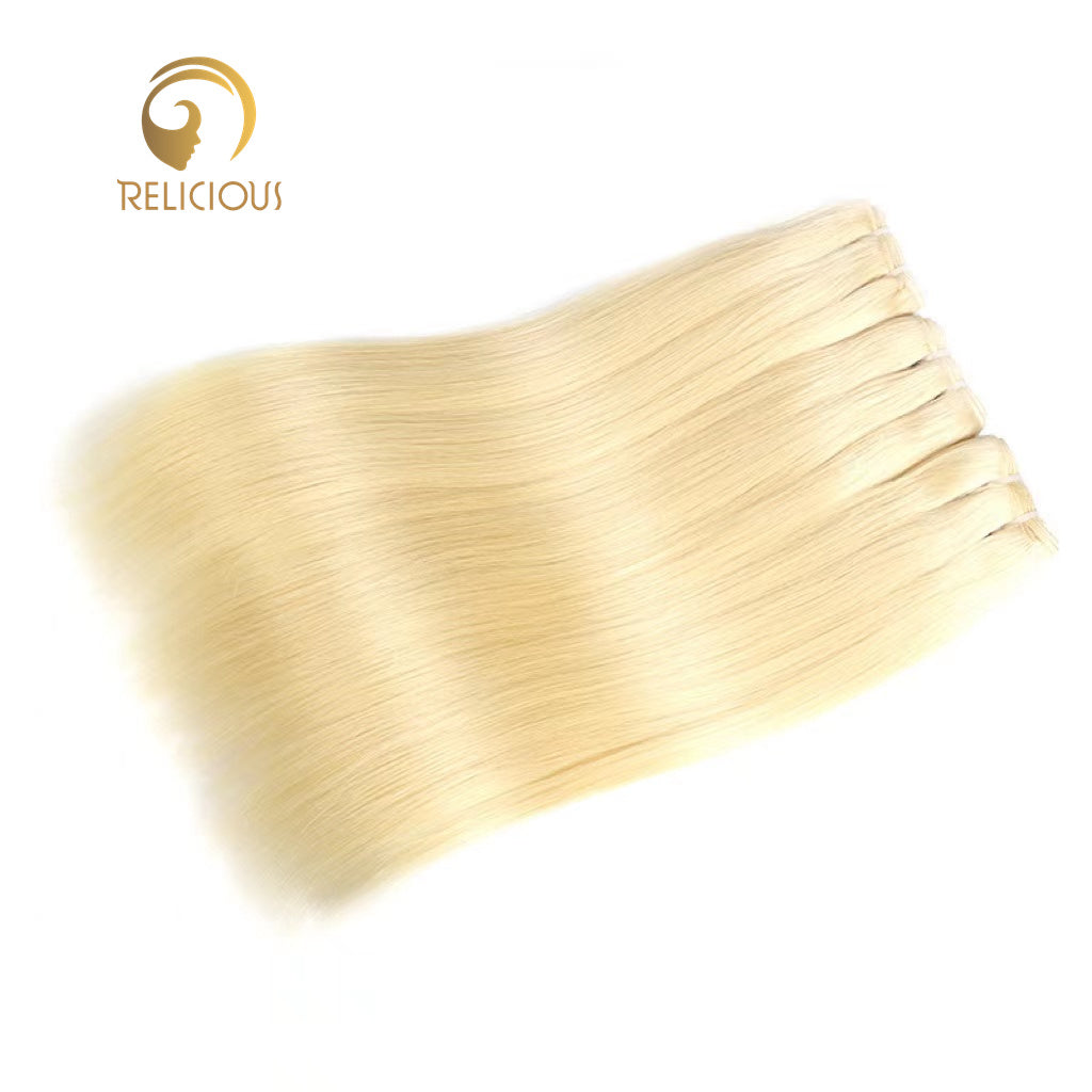 Top Raw #613 blonde straight one donor unprocessed hair wholesale