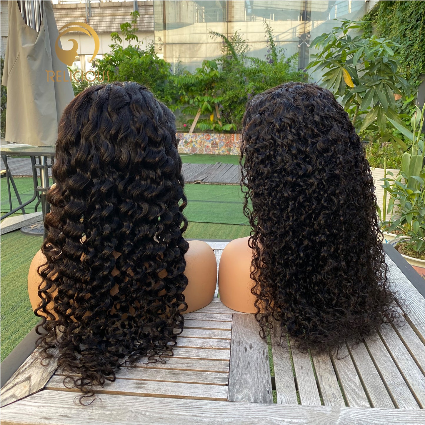 Lace Front Wig Deep wave 150% Density