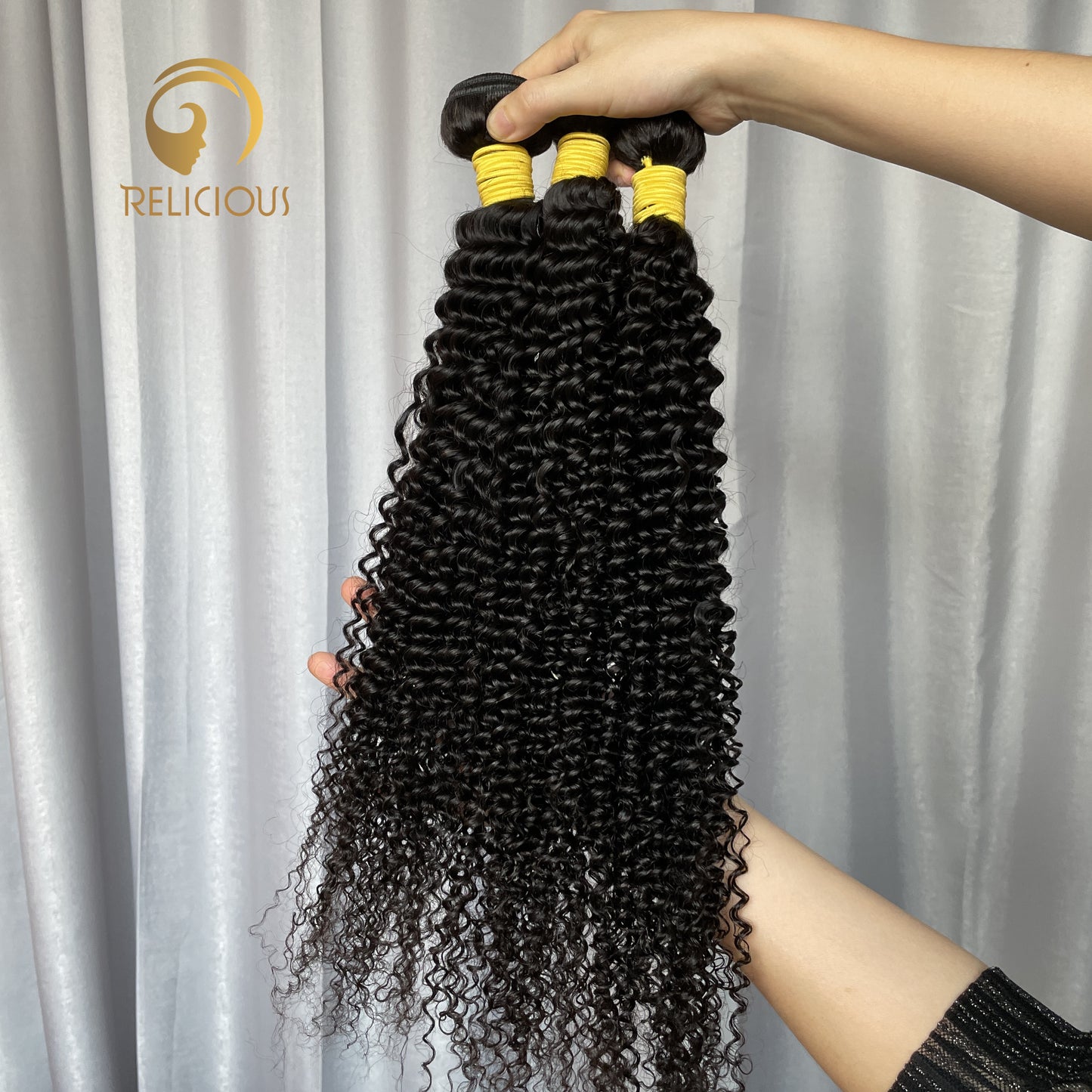 Top Virgin Hair Kinky Curly Hair Extensions