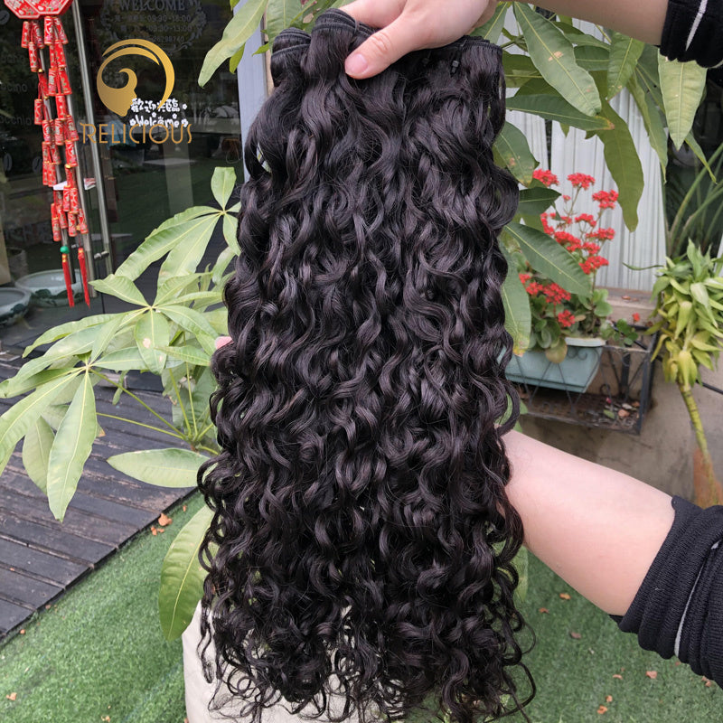 Top Virgin Hair Water Wave Hair Extensions